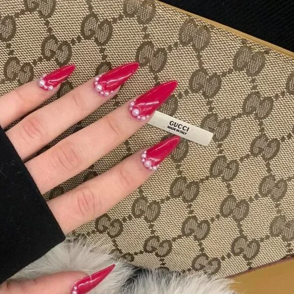 Vintage Gucci Monogram Shoulder Bag - Picture 1 of 3